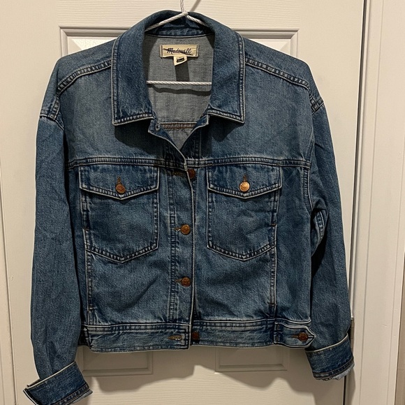 Madewell Jackets & Blazers - Madewell Denim Jacket in Greyhart wash